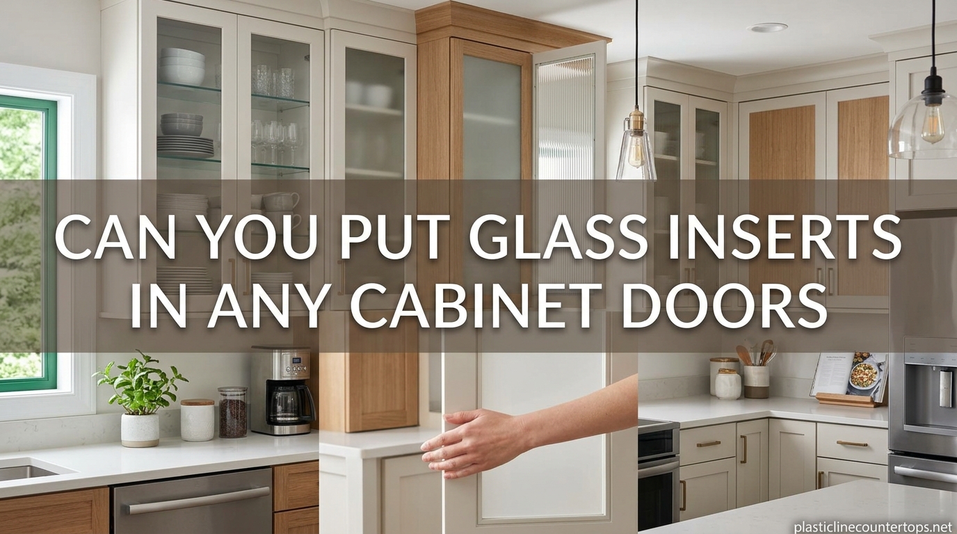 Can You Put Glass Inserts in Any Cabinet Doors