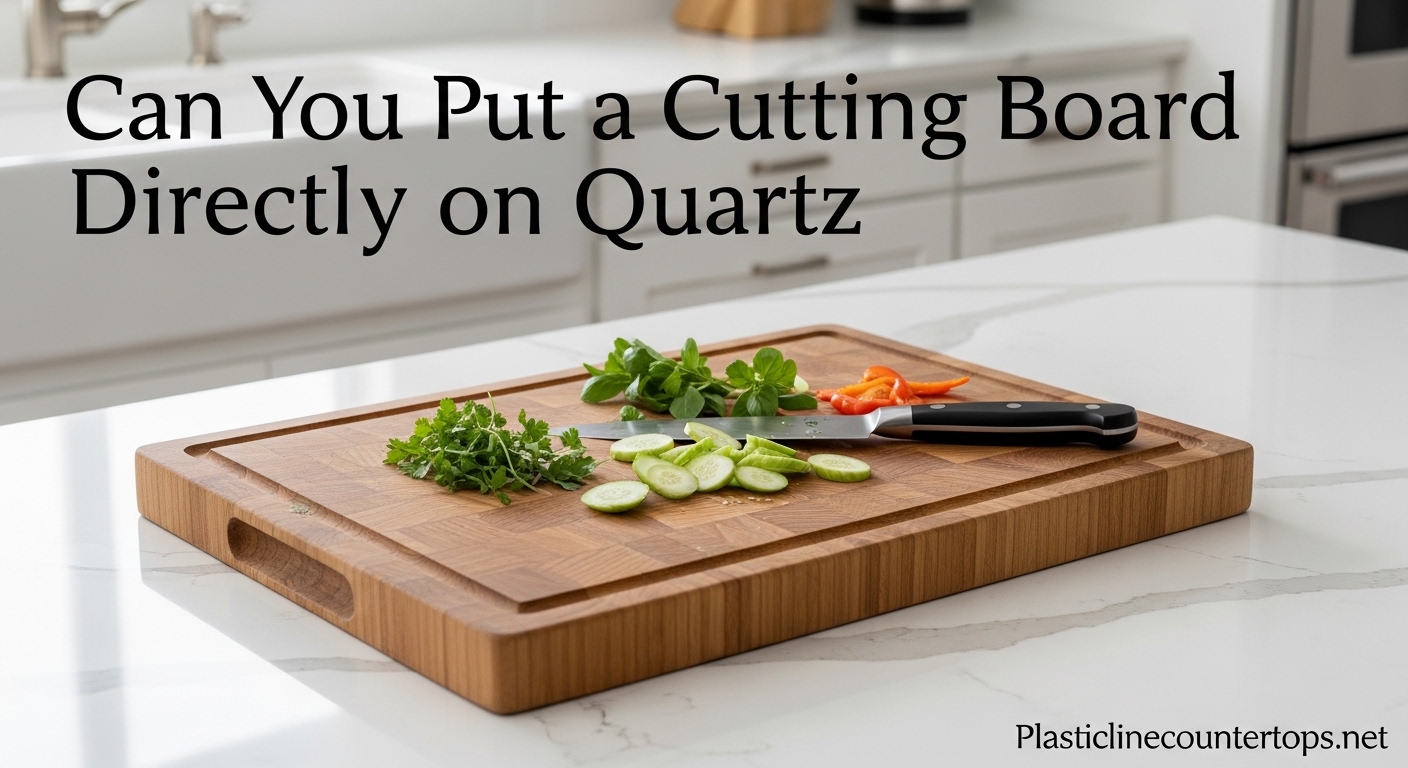 Can You Put a Cutting Board Directly on Quartz