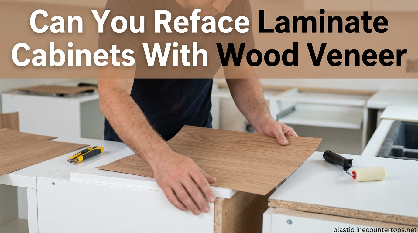 Can You Reface Laminate Cabinets With Wood Veneer