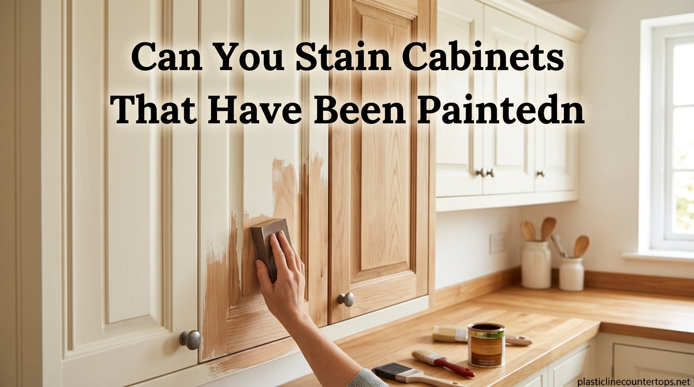 Can You Stain Cabinets That Have Been Painted