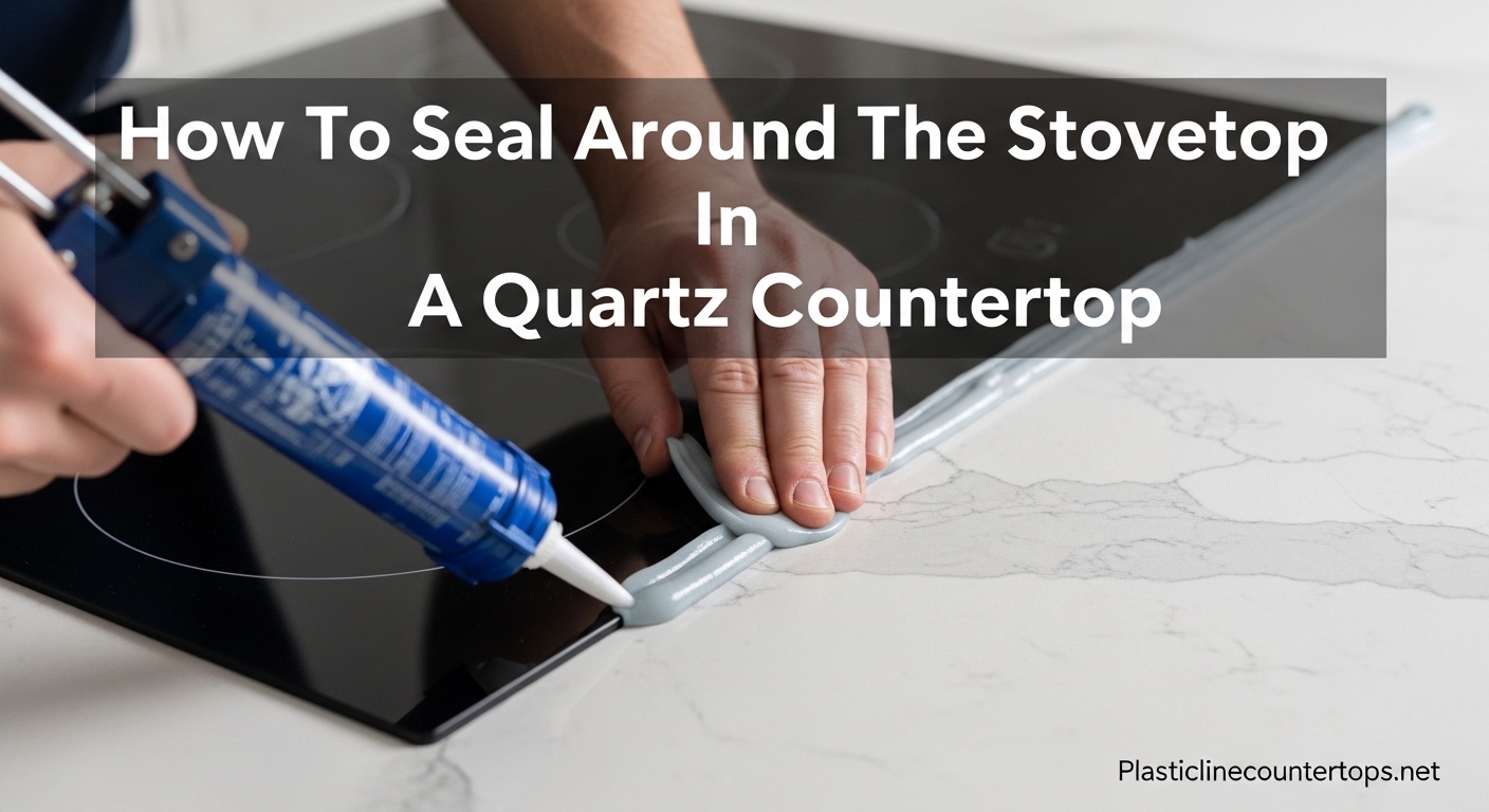 How To Seal Around The Stovetop In A Quartz Countertop