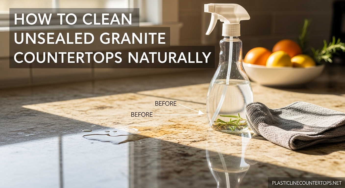 How to Clean Unsealed Granite Countertops Naturally