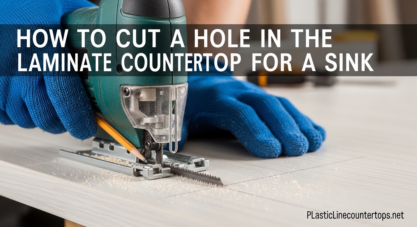 How to Cut a Hole in Laminate Countertop for a Sink
