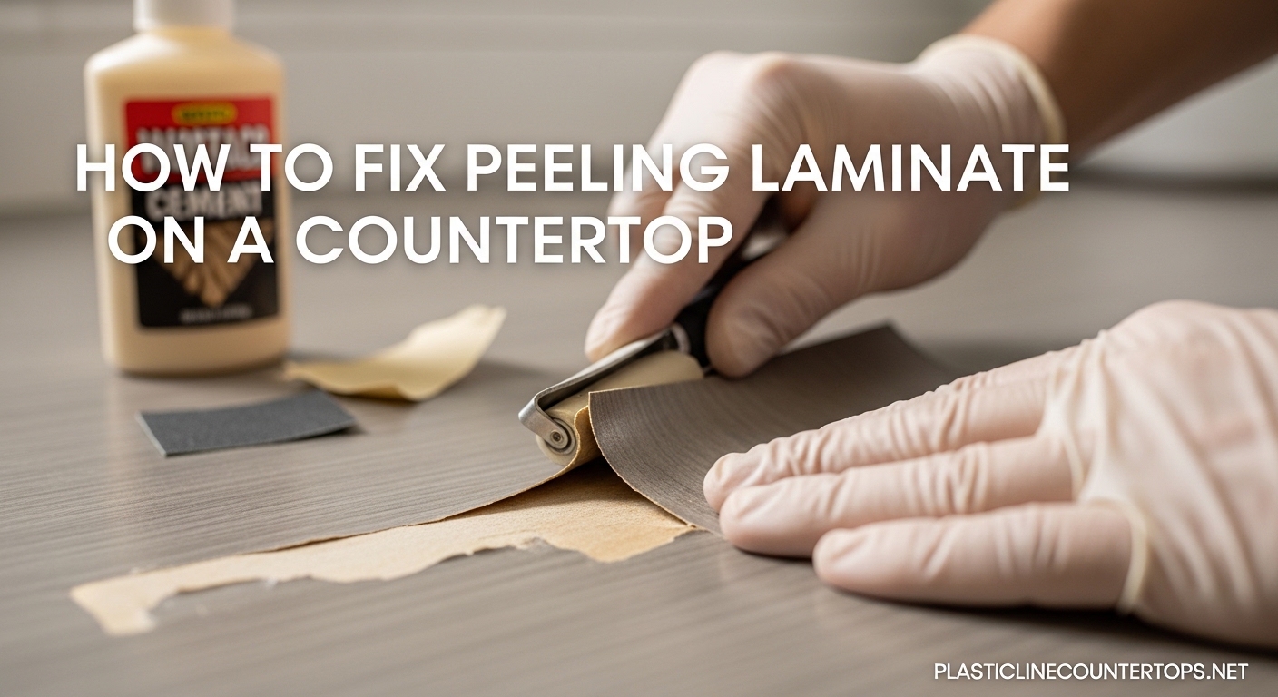 How to Fix Peeling Laminate on a Countertop