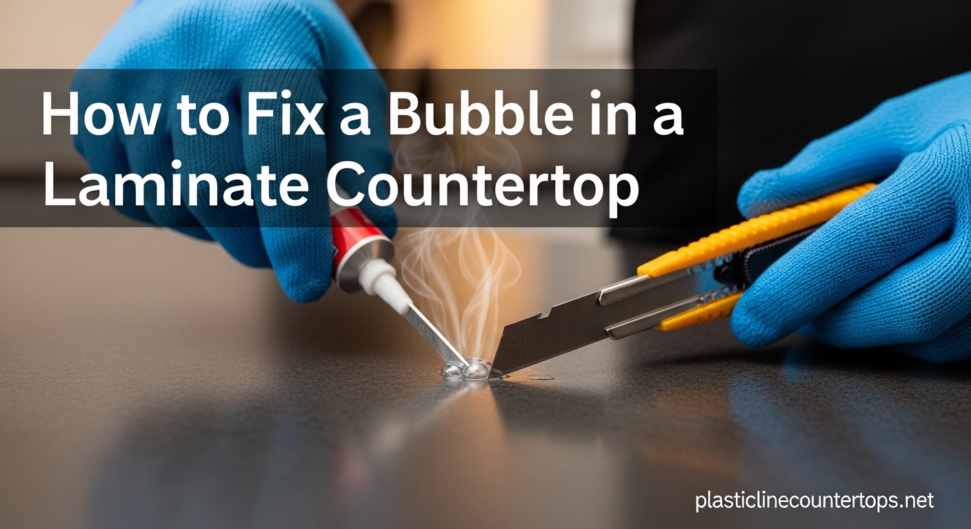 How to Fix a Bubble in a Laminate Countertop