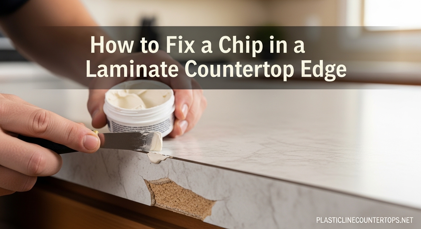 How to Fix a Chip in a Laminate Countertop Edge