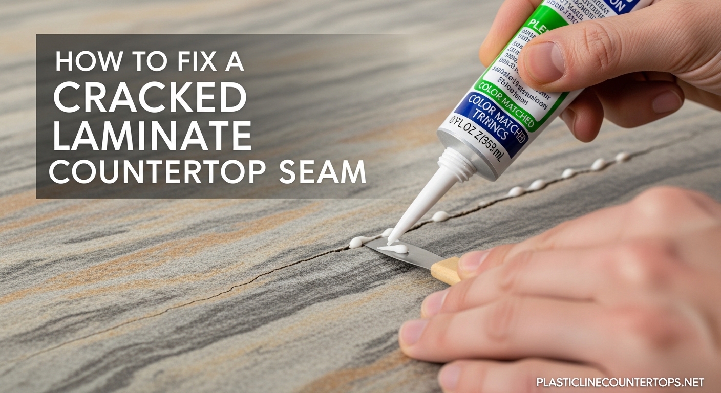 How to Fix a Cracked Laminate Countertop Seam