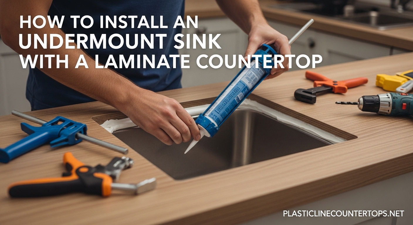 How to Install an Undermount Sink With a Laminate Countertop