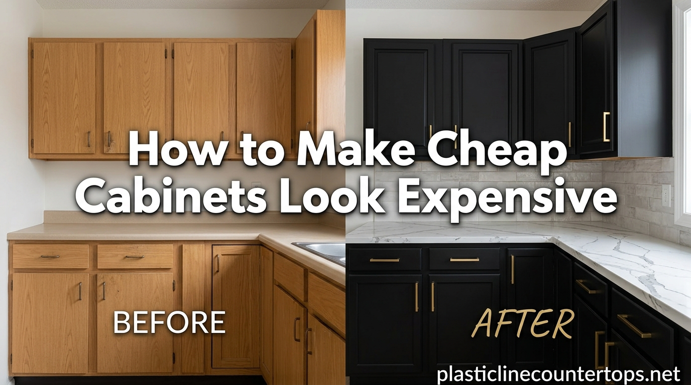 How to Make Cheap Cabinets Look Expensive