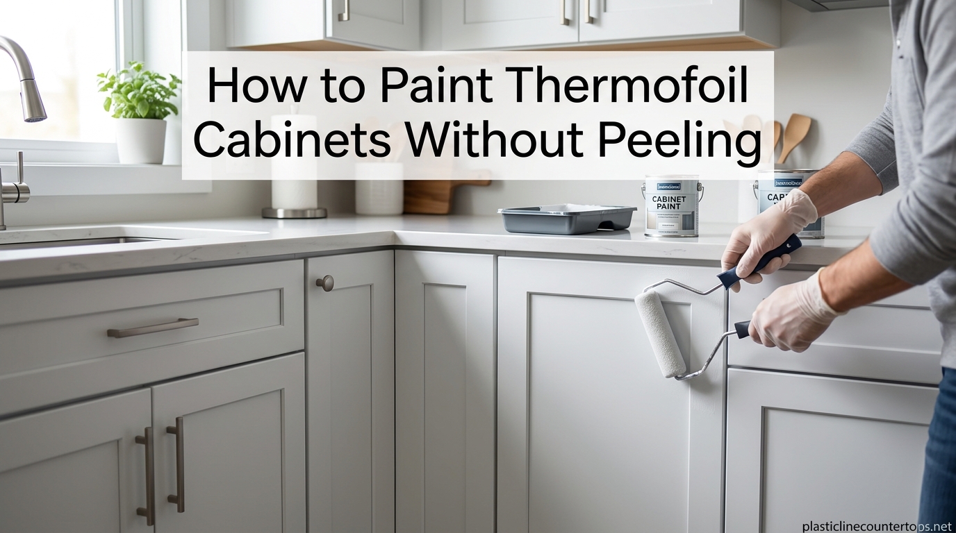 How to Paint Thermofoil Cabinets Without Peeling