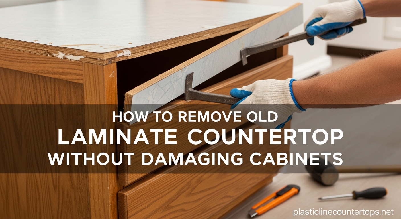 How to Remove Old Laminate Countertop Without Damaging Cabinets