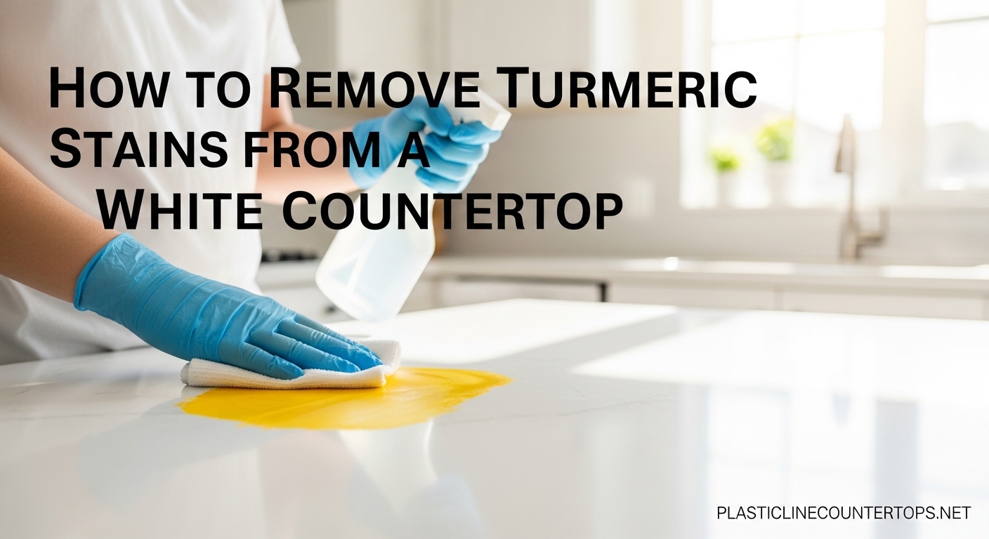 How to Remove Turmeric Stains from a White Countertop
