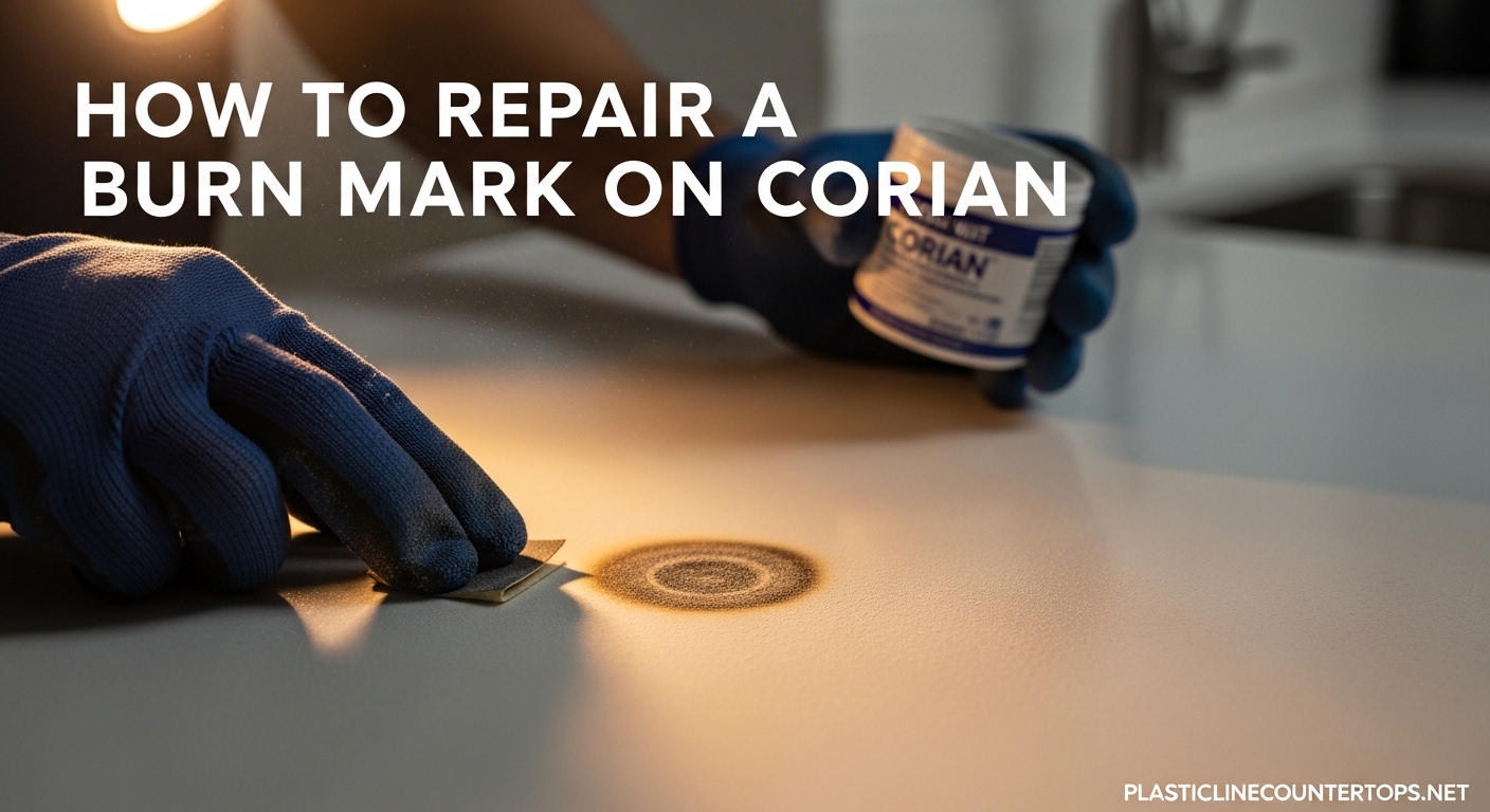 How to Repair a Burn Mark on Corian