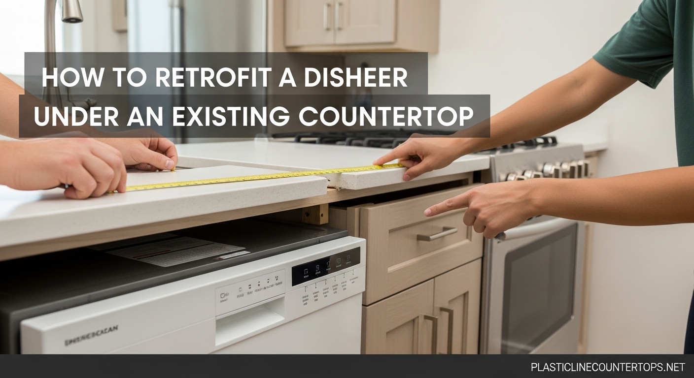 How to Retrofit a Dishwasher Under an Existing Countertop