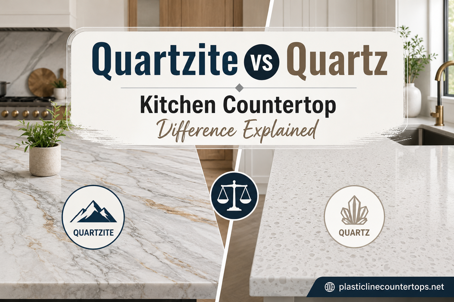 Quartzite vs Quartz Kitchen Countertop Difference Explained