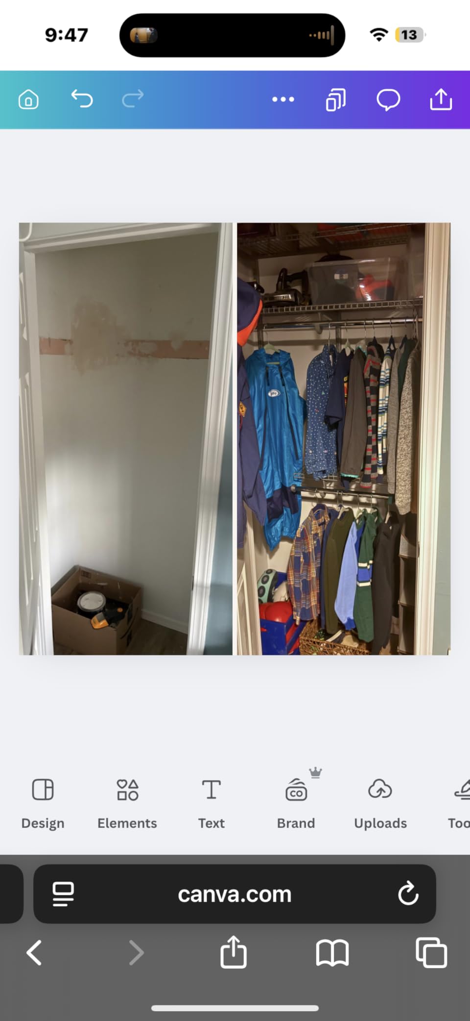 Rubbermaid Configurations Deluxe Custom Closet Kit 4-8 Ft. Adjustable Metal Wire Shelving Titanium Finish Expandable Organization System Hardware Included for Home Closet/Pantry/Laundry/Mudroom customer photo 1