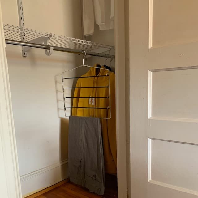 Rubbermaid Configurations Custom Closet Kit 4-8 Ft. Adjustable Metal Wire Shelving White Finish Expandable Organization System Hardware Included for Home Closet/Pantry/Laundry/Mudroom customer photo 2