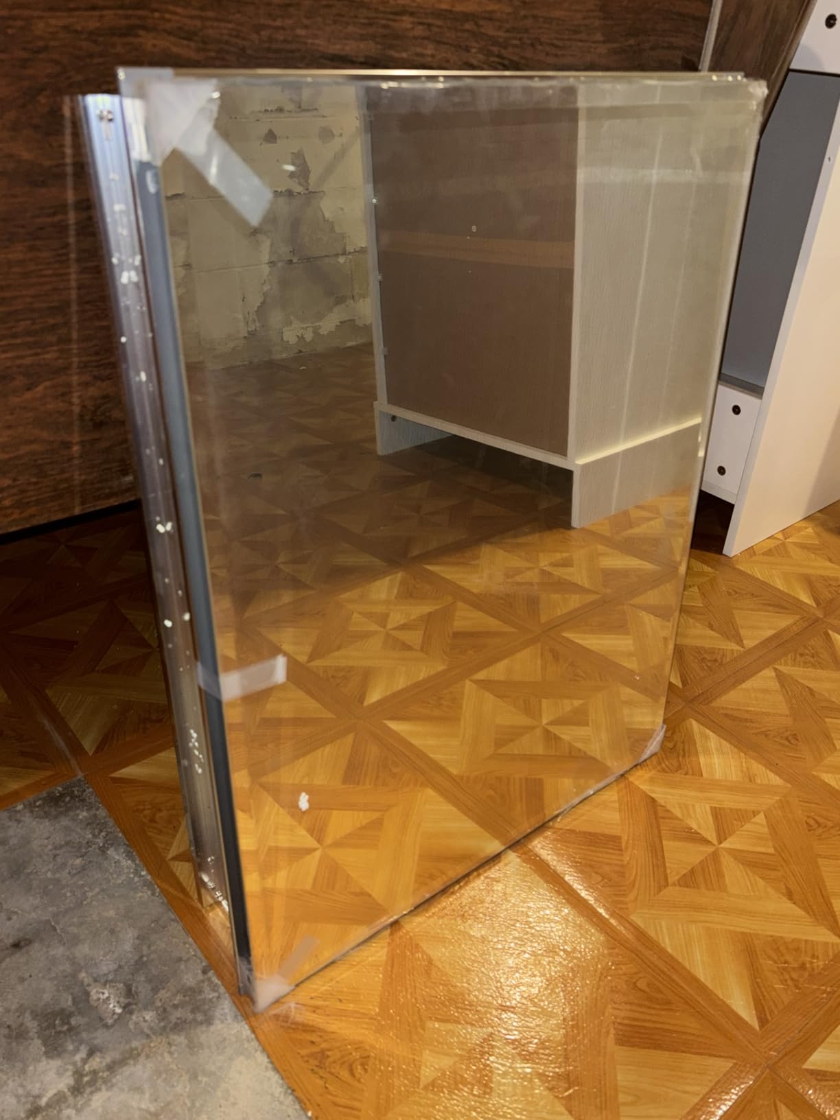Kohler CB-CLC2026FS Frameless Bathroom Mirror Medicine Cabinet, Single Door, Rectangular Beveled Edge Frame, Bathroom Cabinet Mirror, Adjustable Shelves, 20 in. W x 26 in. H customer photo 1