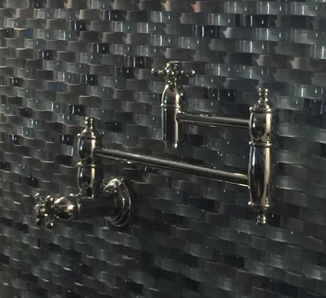 Kingston Brass KS3101AX Pot Filler, Metal Cross Handle, Polished Chrome, 8-1/8-Inch Spout Height customer photo 1