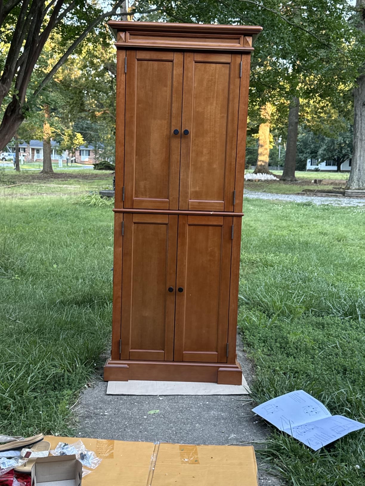 Homestyles Americana Distressed Oak Pantry, 72