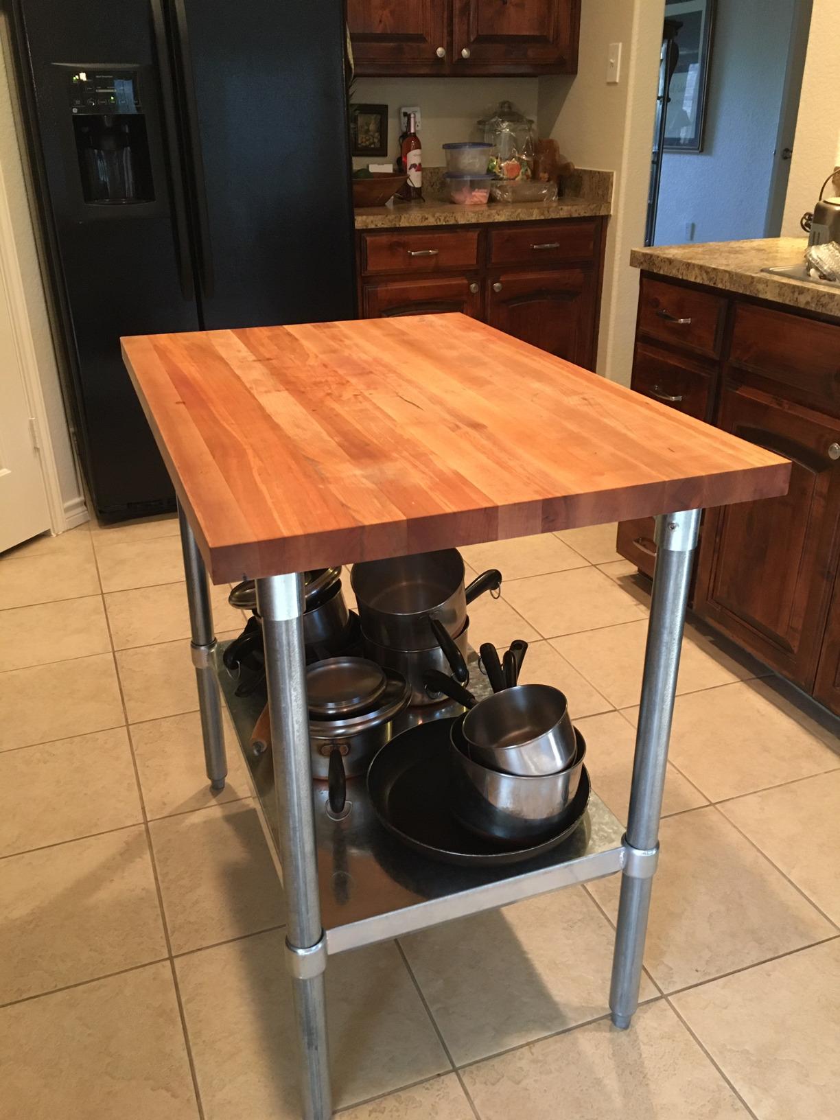 John Boos Maple Wood Top Work Table, 48