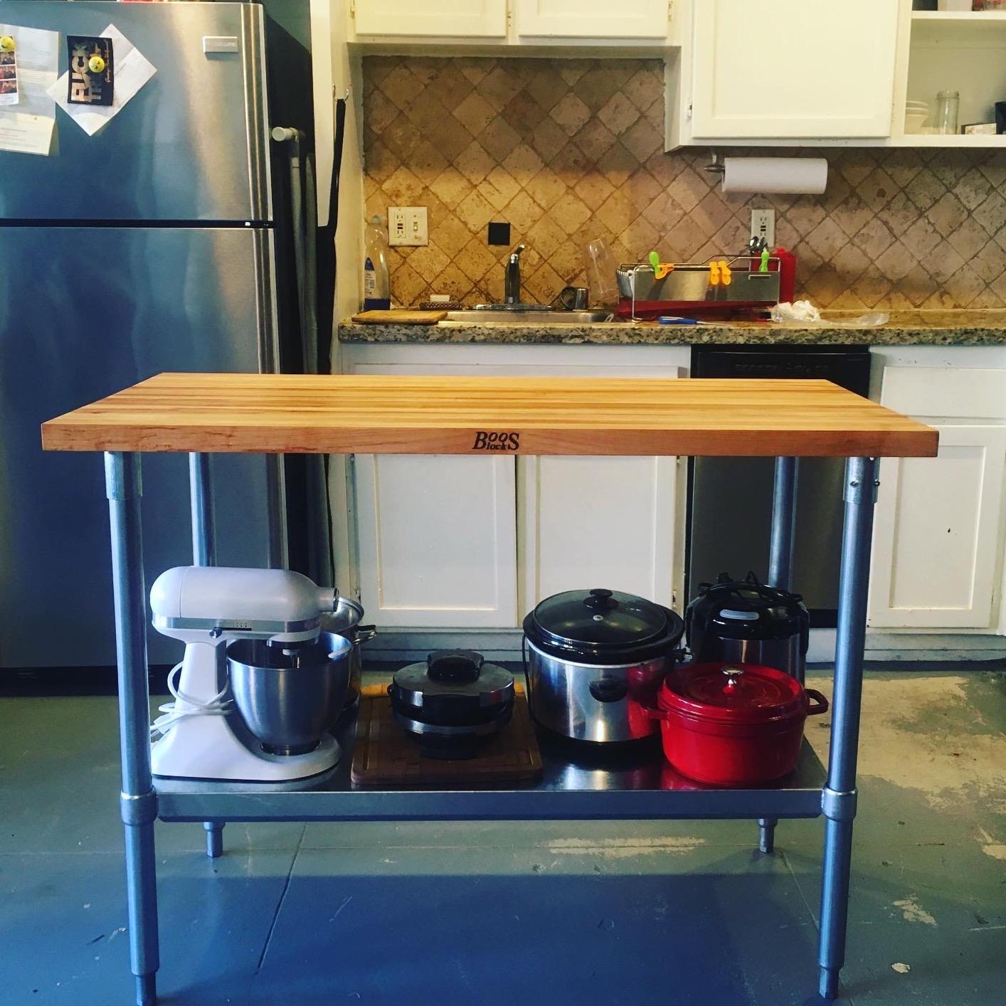 John Boos Maple Wood Top Work Table, 48