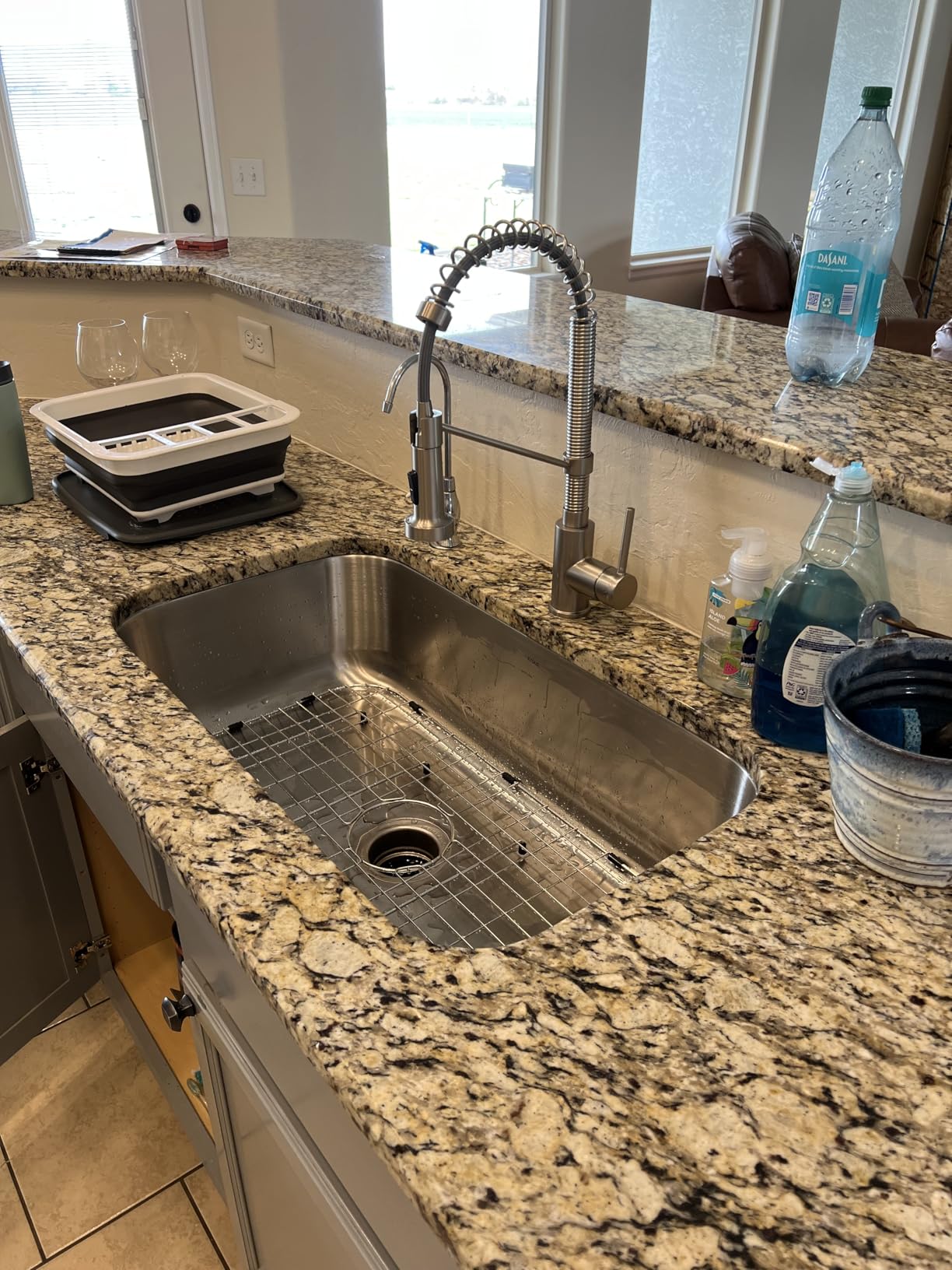Kraus 31 1/2 Inch Stainless Steel Kitchen Sink, Durable 18 Gauge Single Bowl Kitchen Sinks Undermount, KBU14 customer photo 2