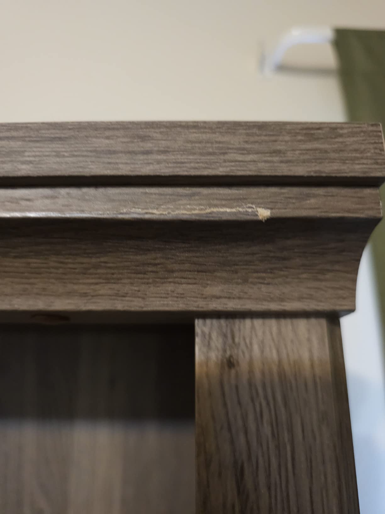 Sauder 5-Shelf Split Bookcase/Book shelf, Oiled Oak finish customer photo 2
