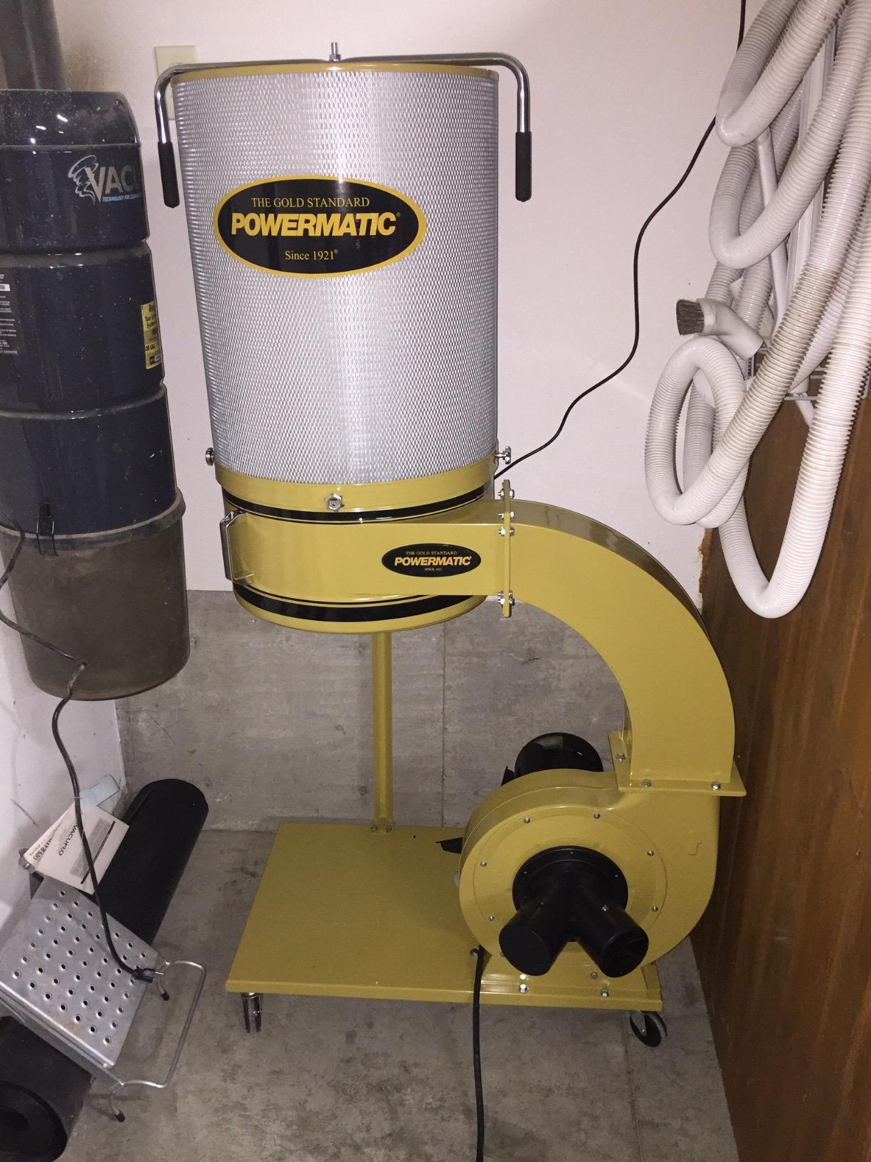 Powermatic TurboCone Dust Collector, 2-Micron Canister Filter, 1-3/4 HP, 115/230V 1Ph (PM1300TX-CK) customer photo 1