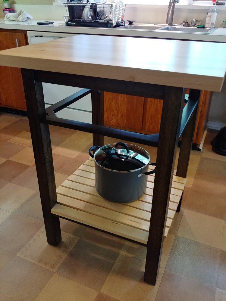 Finished Solid Maple Butcher Block Countertop (84