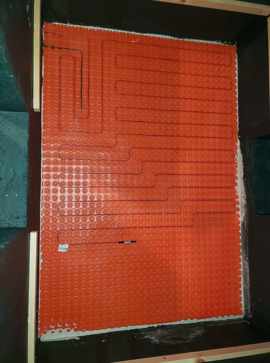 Electric Floor Heating System for Tile 50 sqft 120V 5Amps 600Watts-Heated Flooring System for Bathroom Floor Heating Kit Underfloor Comfort Heat 7Day/4Event Programmable GFCI Thermostat by Heatwave customer photo 2