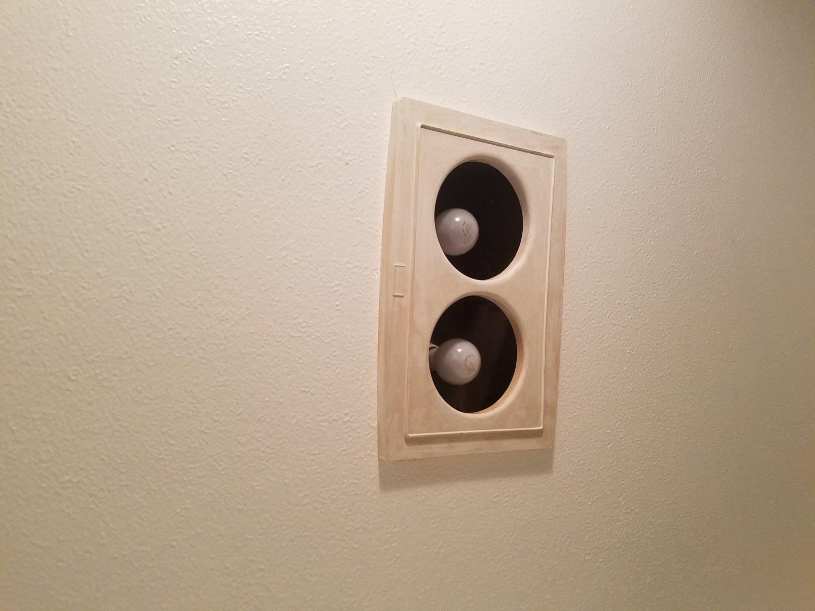 Delta Breez Bathroom Exhaust Fan with Light, Heater & Thermostat, Radiance, 80 CFM, White customer photo 2