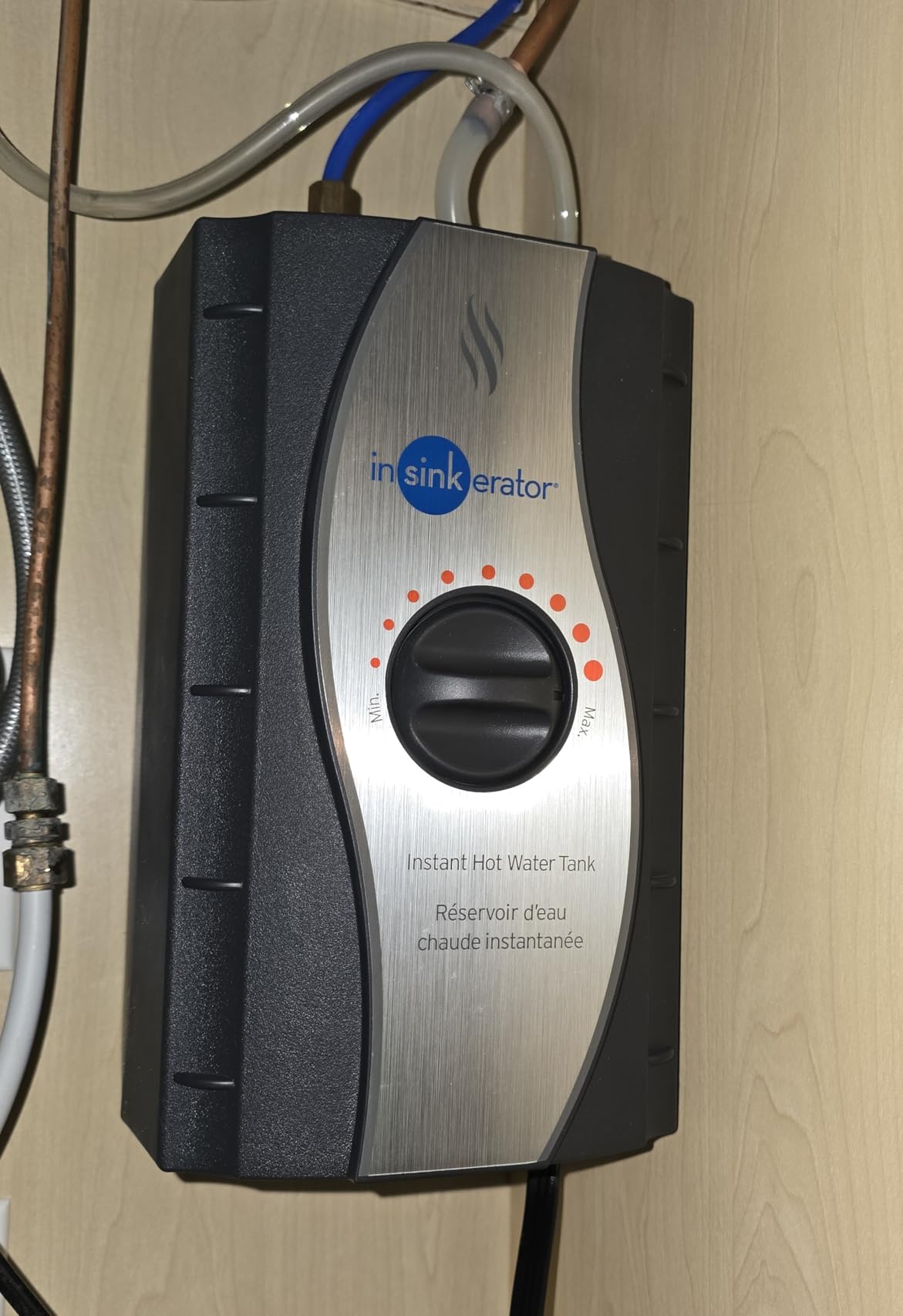 InSinkErator Instant Hot Water Tank, 2/3 Gallon Stainless Steel Tank, HWT-00 customer photo 1
