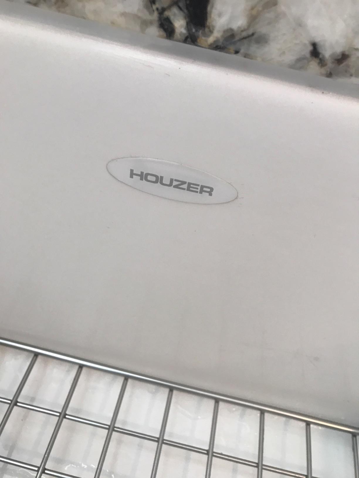 Houzer PTG-4300 BQ Platus 33 Inch Fireclay Series Farmhouse Sink, Undermount Apron Front Farm Sink with Single Bowl, Non Porous Surface Impervious to Cracks and Chips, Biscuit customer photo 2