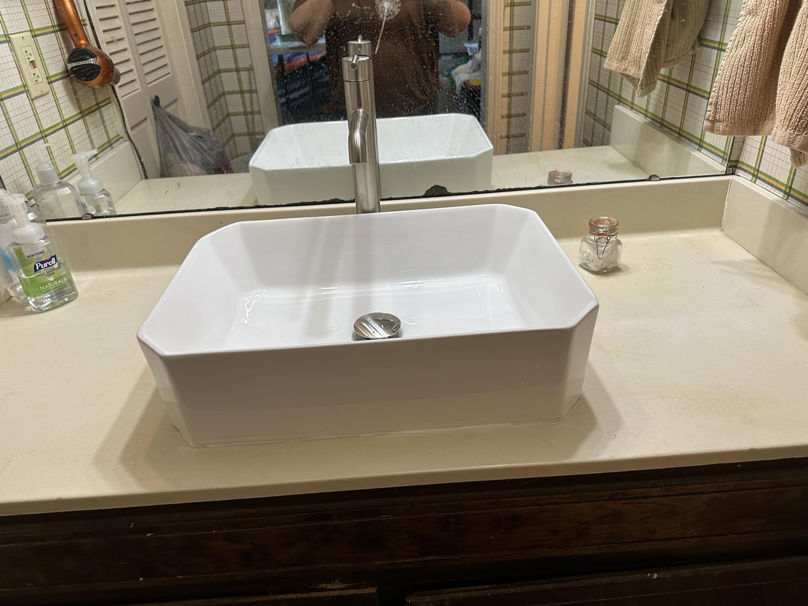 Delta Trinsic Vessel Sink Chrome Bathroom Faucet 1 Hole, Single Hole Bathroom Sink Faucet for Vanity, Chrome 759-DST customer photo 1