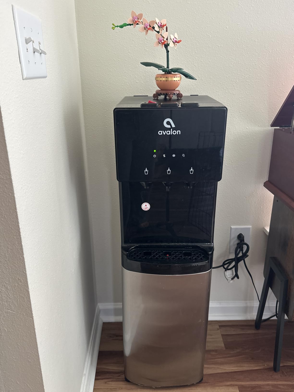 Avalon A4BLWTRCLR Bottom Loading Water Cooler Water Dispenser - 3 Temperature Settings - Hot, Cold & Room Water, Durable Stainless Steel Cabinet, Bottom Loading - UL/Energy Star Approved customer photo 1