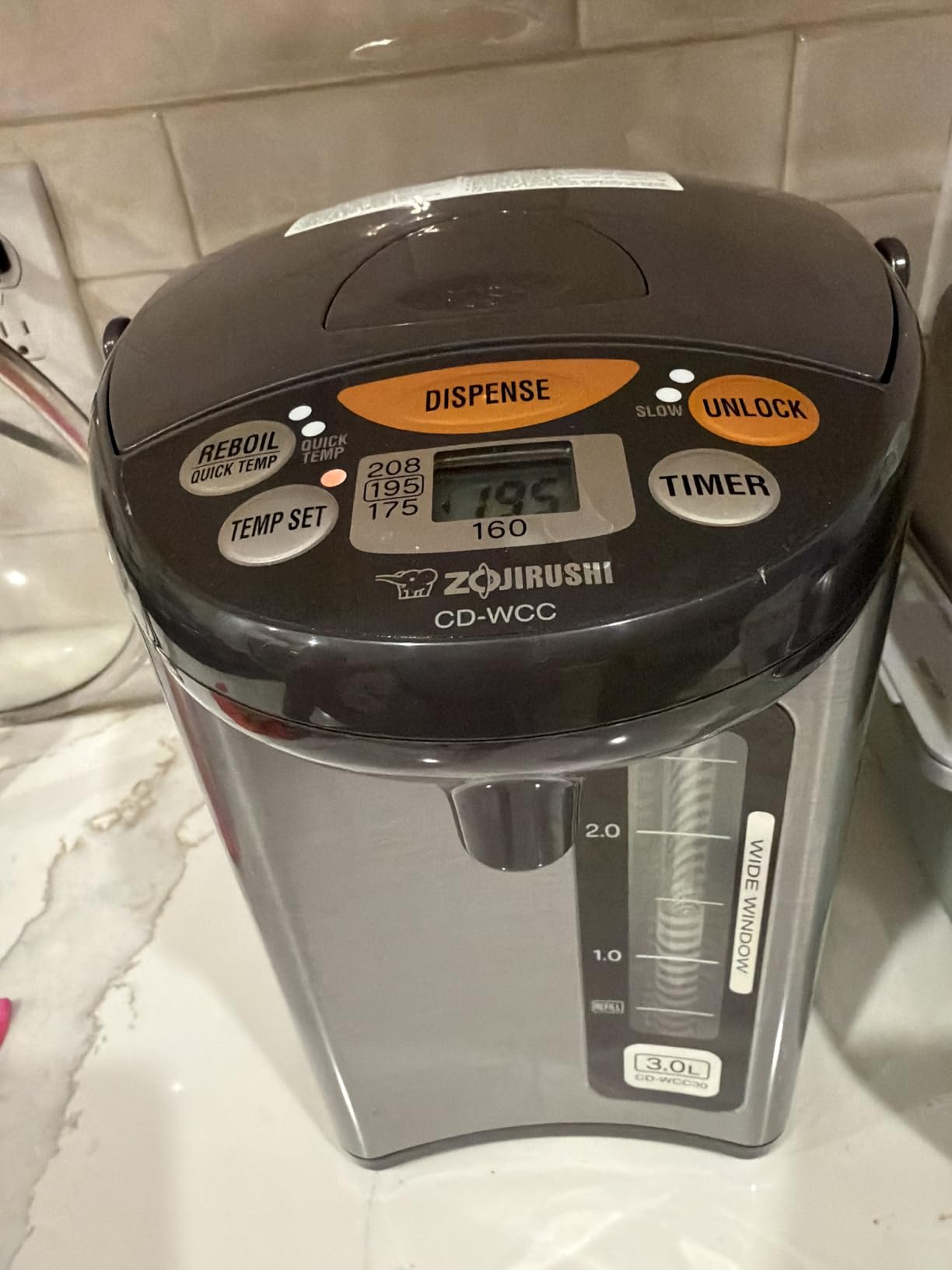 Zojirushi Micom Water Boiler and Warmer (135 oz. / 4L, Silver) customer photo 1