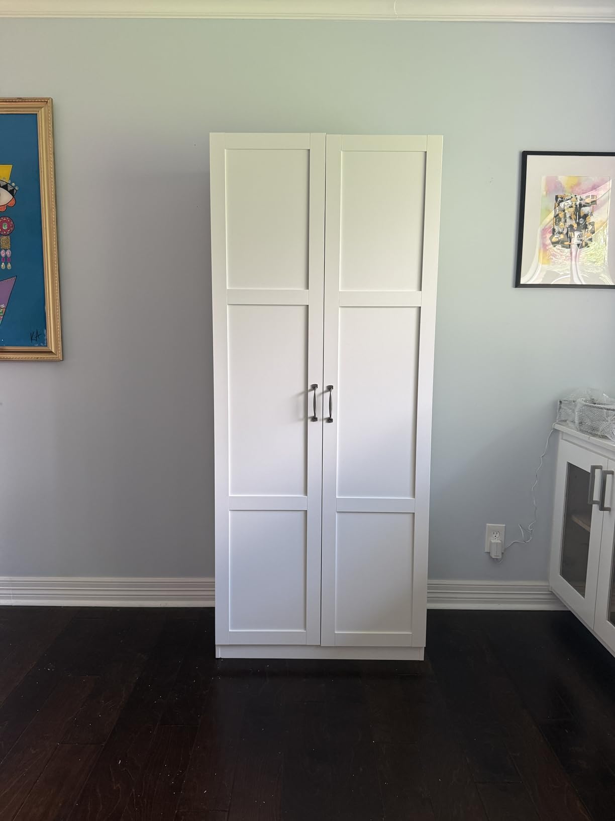 Sauder Select Storage Cabinet/ Pantry cabinets, White finish customer photo 2