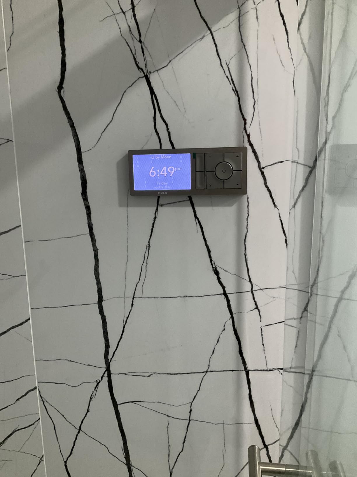 Moen Terra Beige Smart Shower 2-Outlet Digital Water System Controller for Thermostatic Shower Valve, TS3302TB customer photo 1