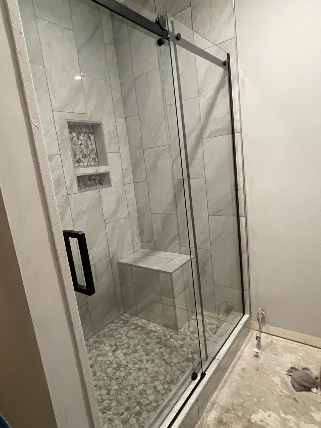 Over Mount Installation SHOWER CUBE Ready For Tile Waterproof Leak Proof Bathroom Recessed Shower Shelf Shower Niche Organizer Storage For Shampoo and Toiletry Storage (16