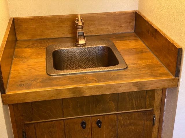 Monarch Abode Kitchen & Bar Sink - 15-inch Baxter Drop in Small Bar Sink, Hand Hammered Pure Copper Sinks with Faucet Hole for Wet Kitchens, Decorative Kitchen Sinks, Single Drop in RV Sinks customer photo 1