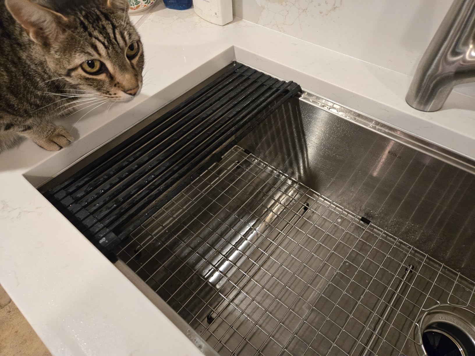 KRAUS Kore 32-Inch Undermount Workstation 16 Gauge Single Bowl Stainless Steel Kitchen Sink with Accessories, KWU110-32 customer photo 1