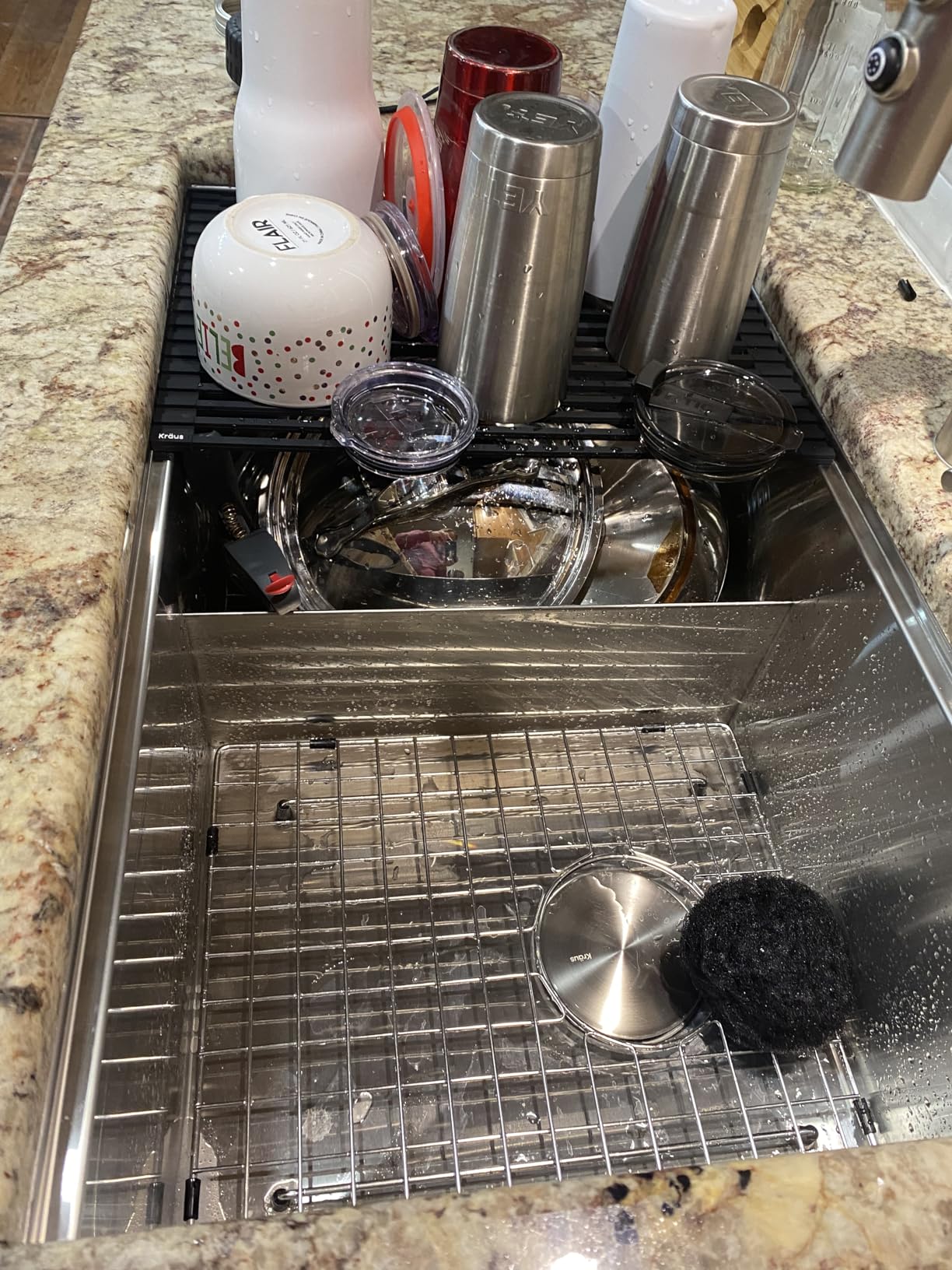 KRAUS Kore 33-Inch Undermount Workstation 16 Gauge Double Bowl Stainless Steel Kitchen Sink with Accessories, KWU112-33 customer photo 1