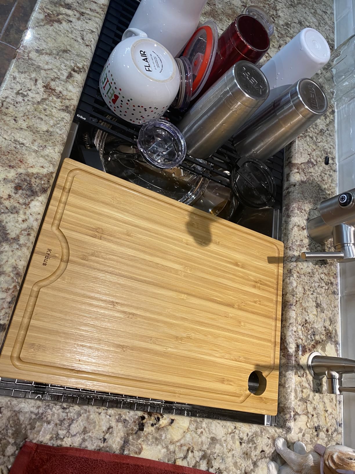 KRAUS Kore 33-Inch Undermount Workstation 16 Gauge Double Bowl Stainless Steel Kitchen Sink with Accessories, KWU112-33 customer photo 2