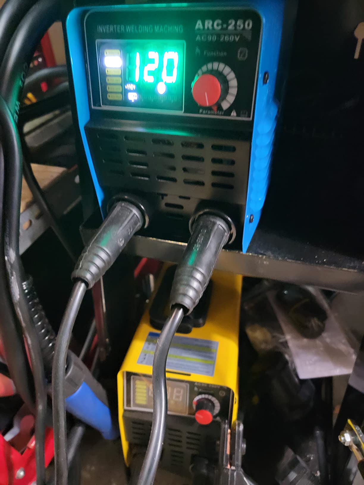 S7 250A Stick Welder, 110V/220V Dual Voltage ARC Welding Machine, IGBT Inverter Portable Welder with Hot Start, Arc Force & Anti-Stick, Digital Display MMA Welder customer photo 2