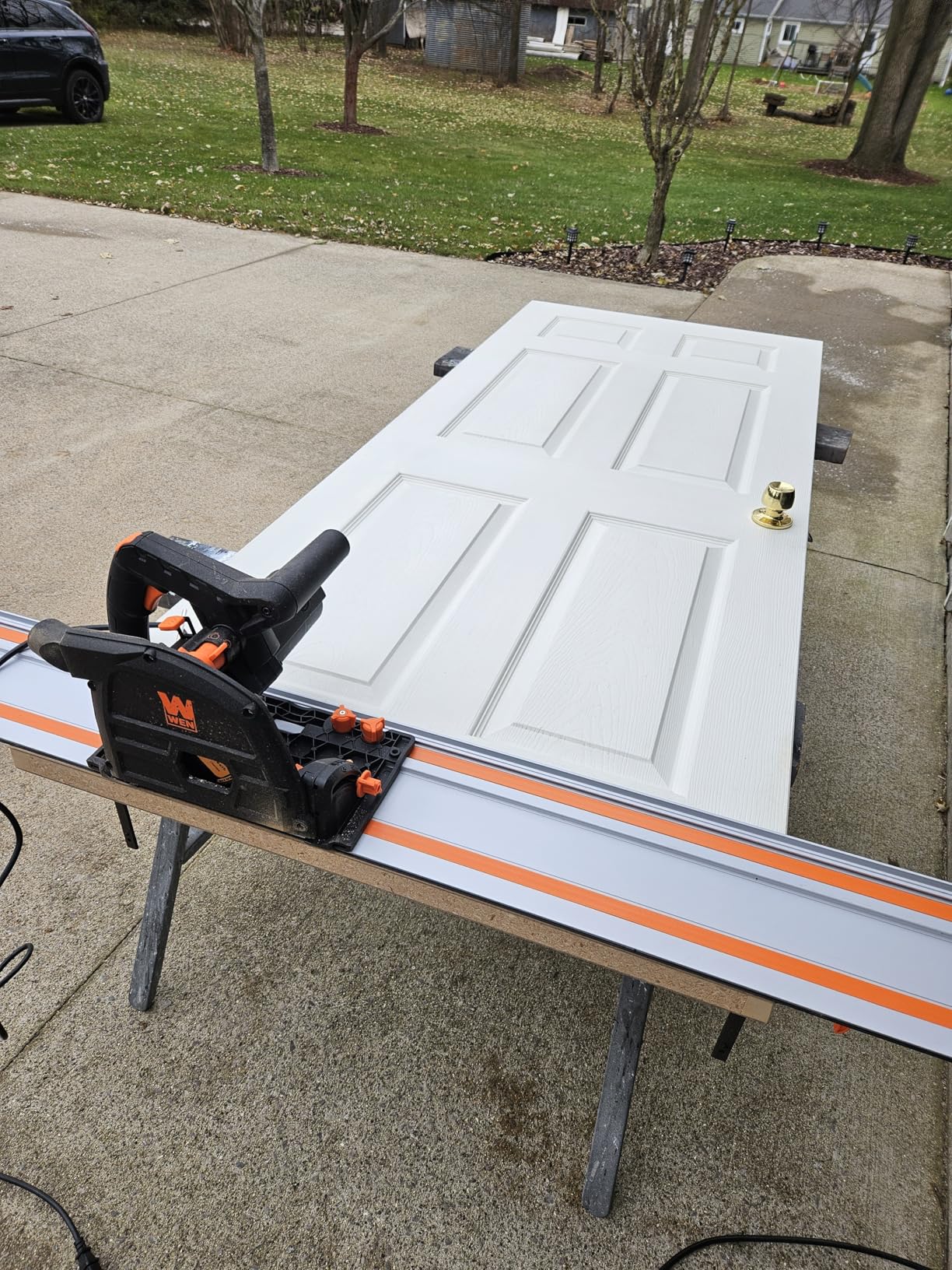 WEN CT1065 10-Amp 6.5-Inch Plunge Cut Sidewinder Circular Track Saw customer photo 2