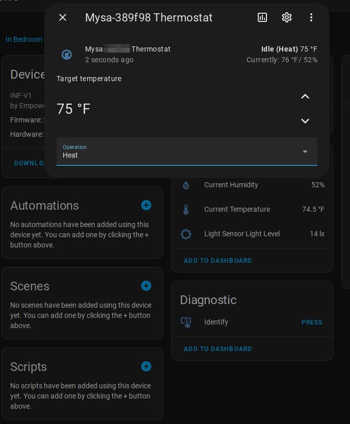 Mysa Smart Thermostat for Electric in-Floor Heating | Save on Heating Costs | Built-in Class A GFCI | Include Floor Sensor | WiFi Programmable | HomeKit, Alexa, Google | 120V-240V customer photo 1