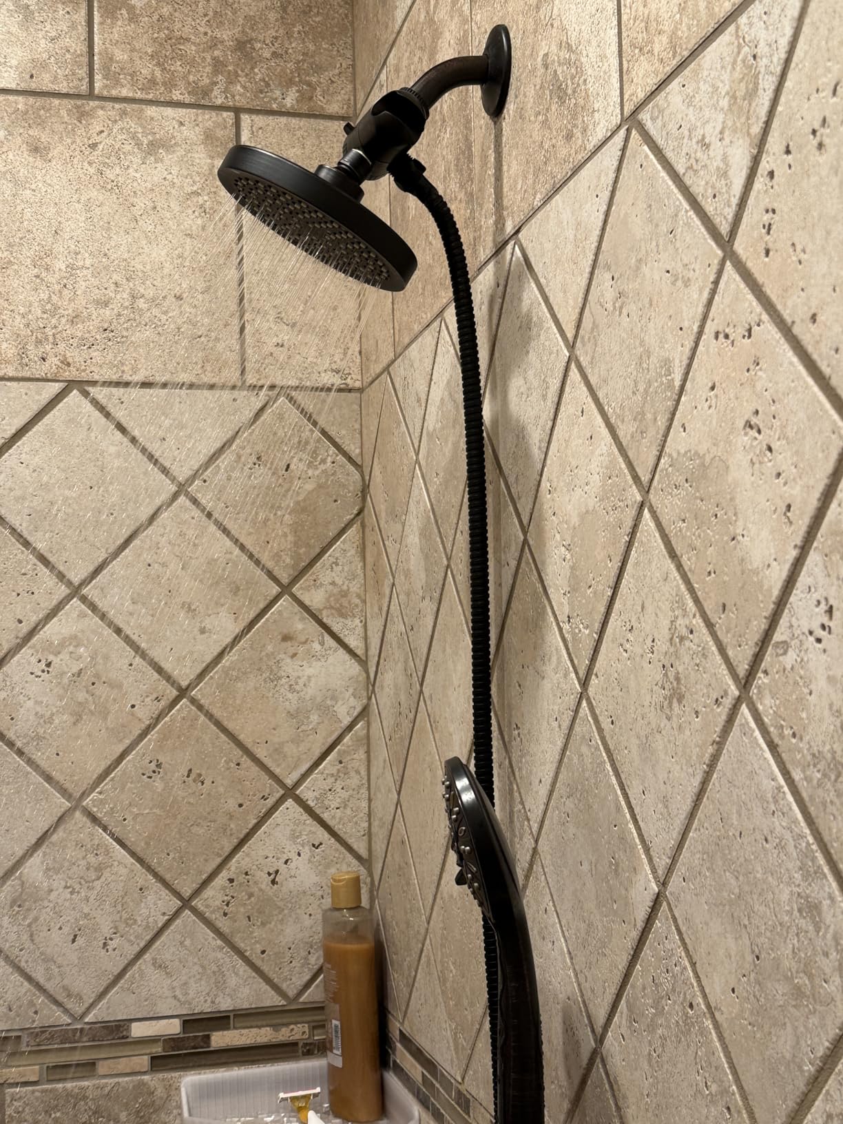GURIN Shower Head - Powerful High Pressure Rain Shower Head 6 Inch - Luxury Rainfall Showerhead with Adjustable Angles, 90 Anti-Clog Nozzles, Tool-Free 1-Min Install, Premium Polished Chrome Finish customer photo 1