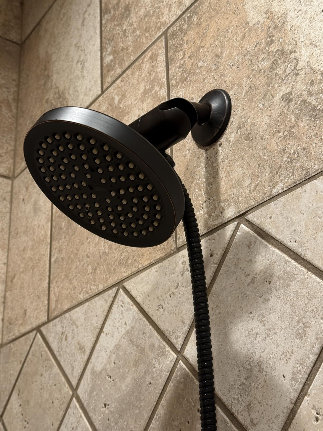 GURIN Shower Head - Powerful High Pressure Rain Shower Head 6 Inch - Luxury Rainfall Showerhead with Adjustable Angles, 90 Anti-Clog Nozzles, Tool-Free 1-Min Install, Premium Polished Chrome Finish customer photo 2
