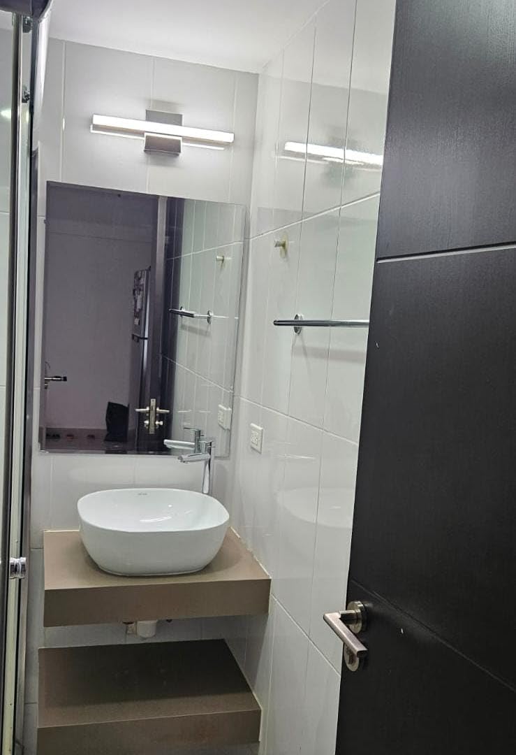 Combuh Modern Bathroom Light Fixtures Over Mirror Vanity Lighting Gentle, 16 Inch 9W Led Chrome Small Restroom Wall Lamps Bar for Bathroom Linear Modernas Lámparas Luces para Baño Cool White 6000K customer photo 2